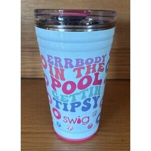 Swig Life 24 Oz Tumbler  Insulated Travel Cup Errbody In The Pool NWOT